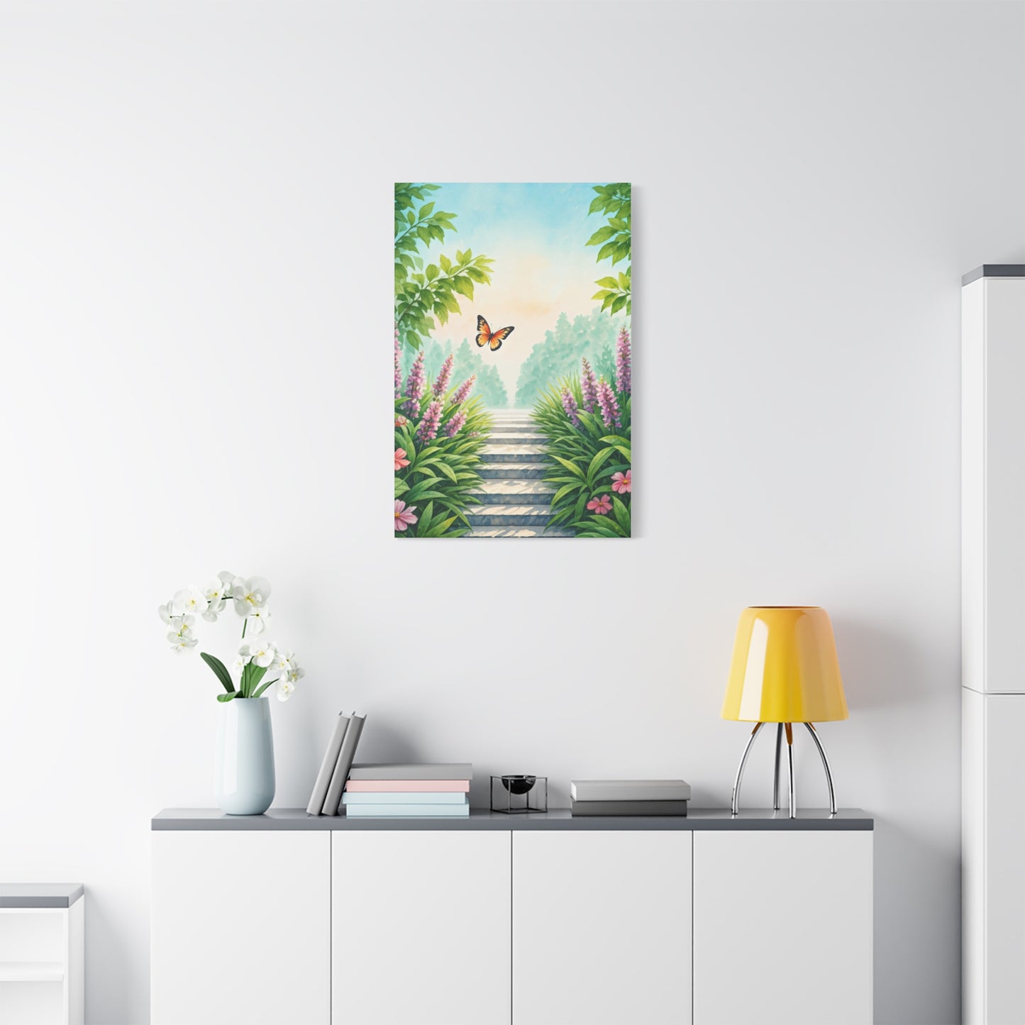 Garden Path Butterfly Dreamscape Wall Art & Canvas Prints