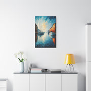 Golden Harbor Reflections Wall Art & Canvas Prints