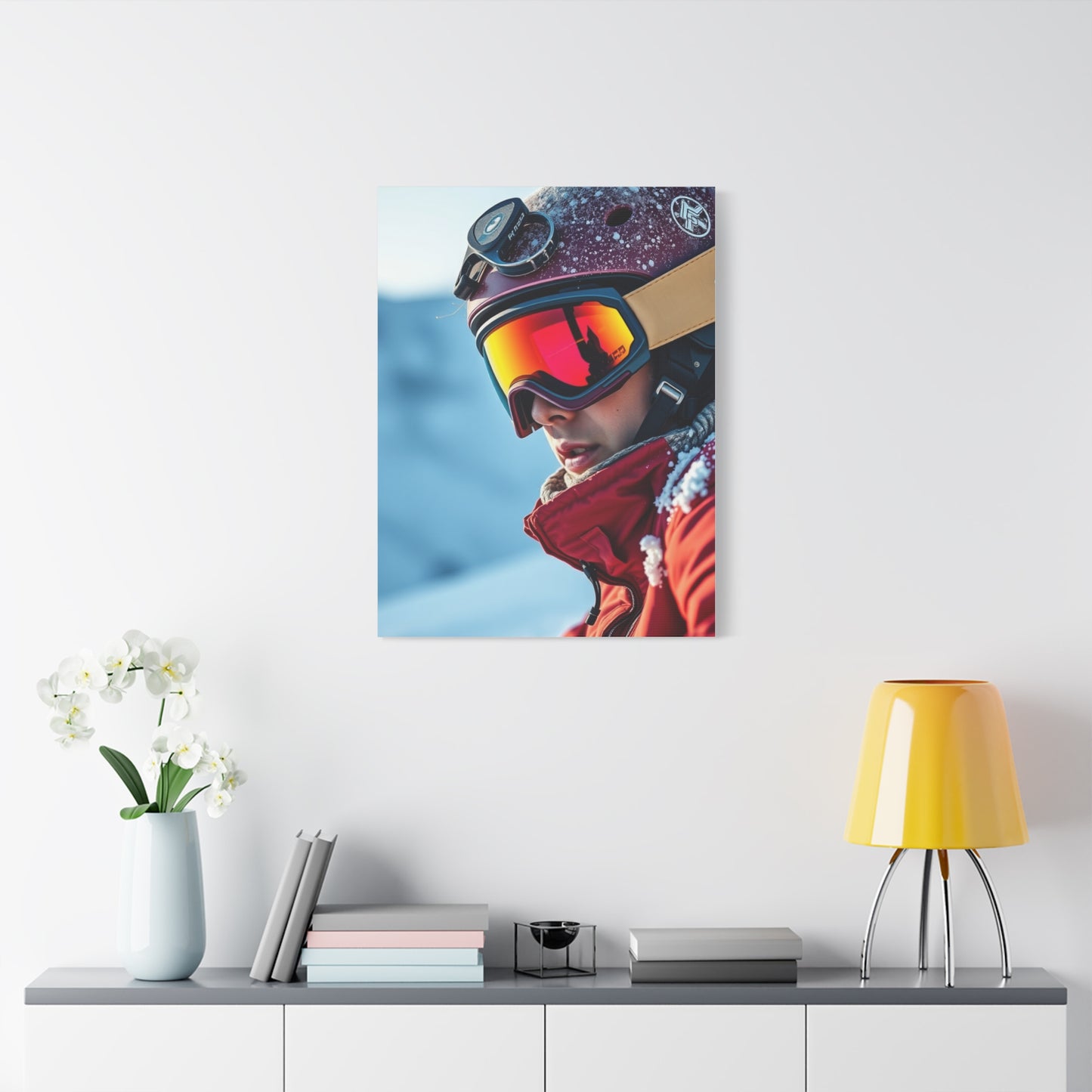 Skiing Art Supreme Canvas Wall Art & Canvas Print