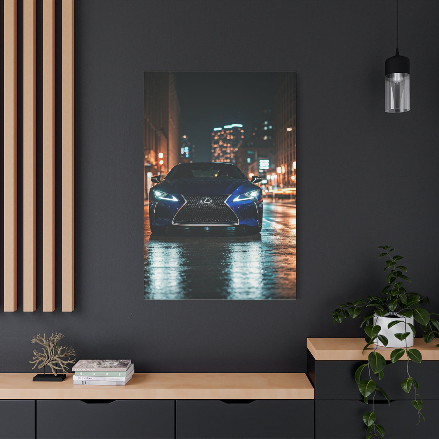 Lexus LC 500 City Night Sophistication Wall Art & Canvas Prints