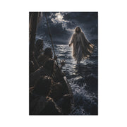 Jesus Walking on Water Night Miracle Wall Art & Canvas Print