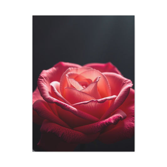 Rose Flower Art Supreme Canvas Wall Art & Canvas Print