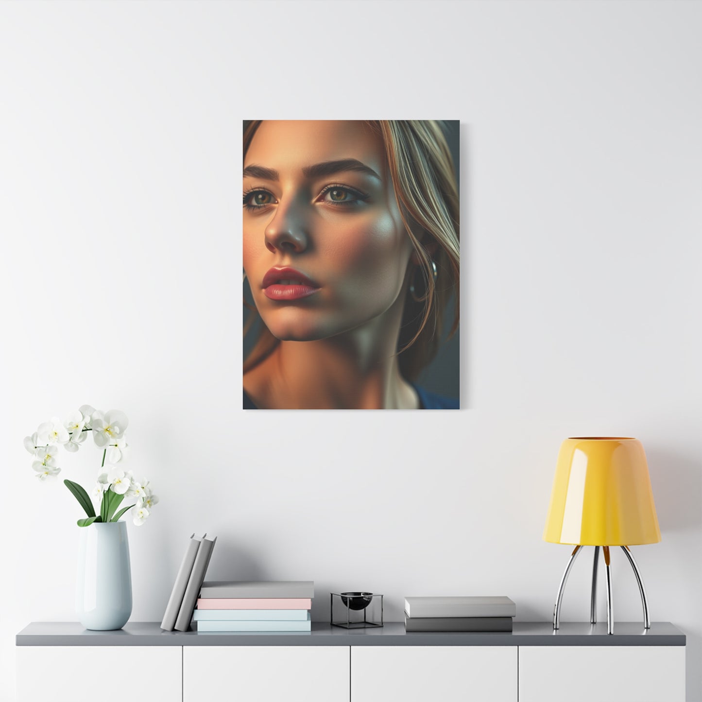 Azure Serenity Canvas Wall Art & Canvas Print