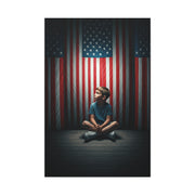 Quiet Sacrifice Beneath the Stars and Stripes Wall Art & Canvas Prints