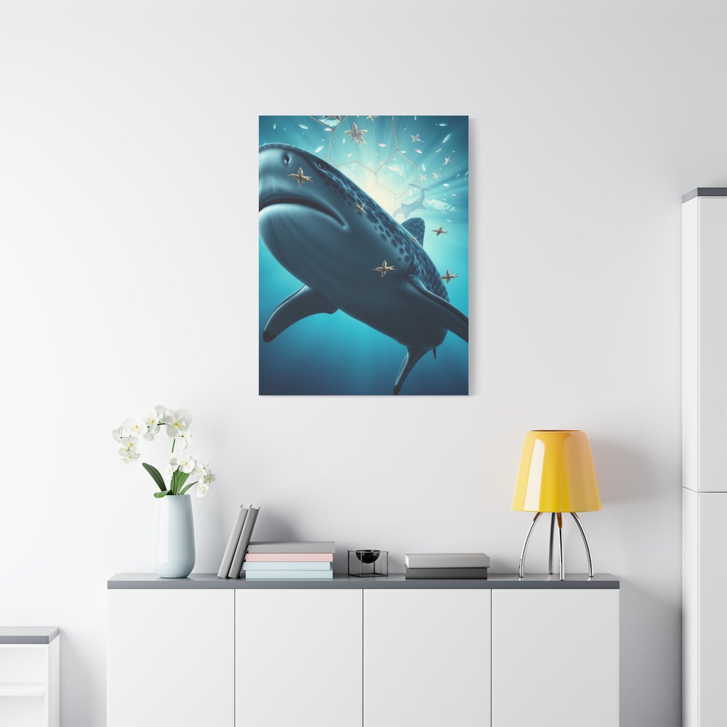 Vision Whale Shark Art Art Wall Art & Canvas Print