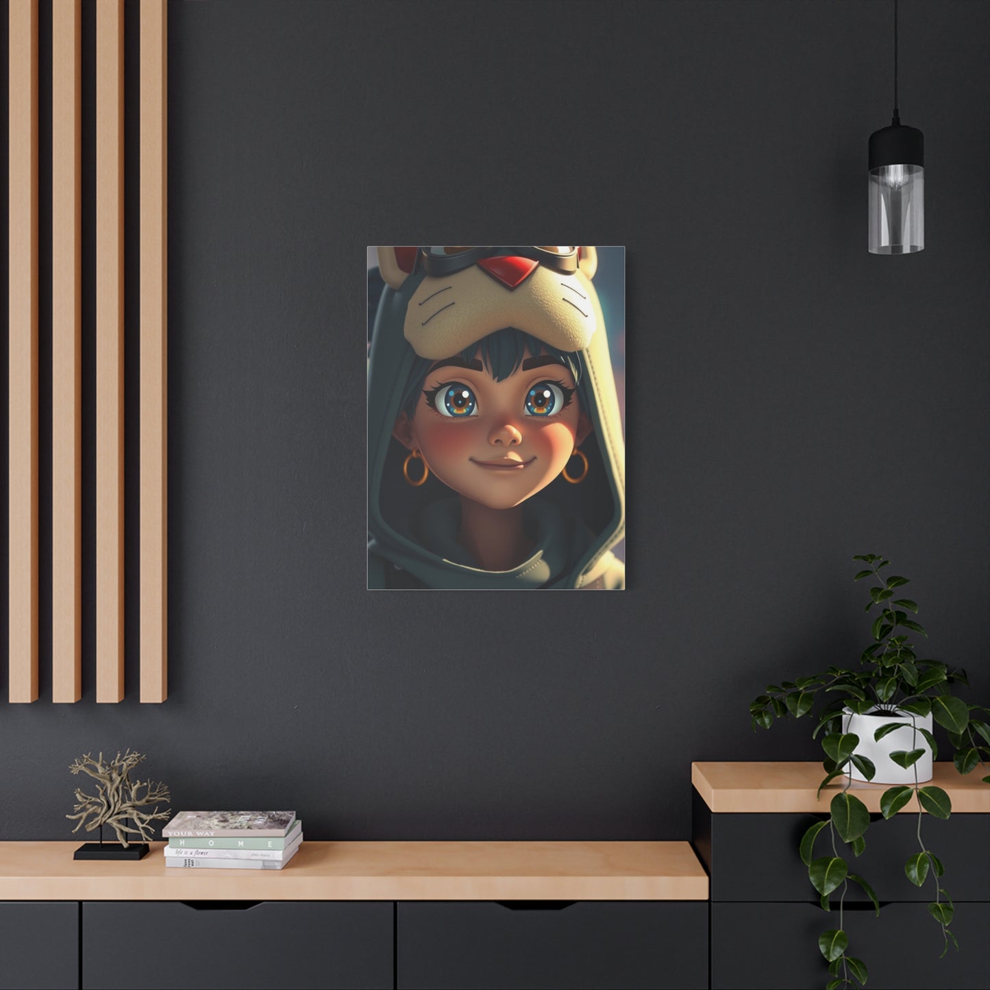 Graceful Doodle Artistry Wall Art & Canvas Print