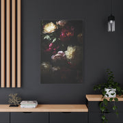Luminous Peonies on Dark Background Wall Art & Canvas Print