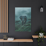 Elephant Rainforest Monsoon Portrait Wall Art & Canvas Print