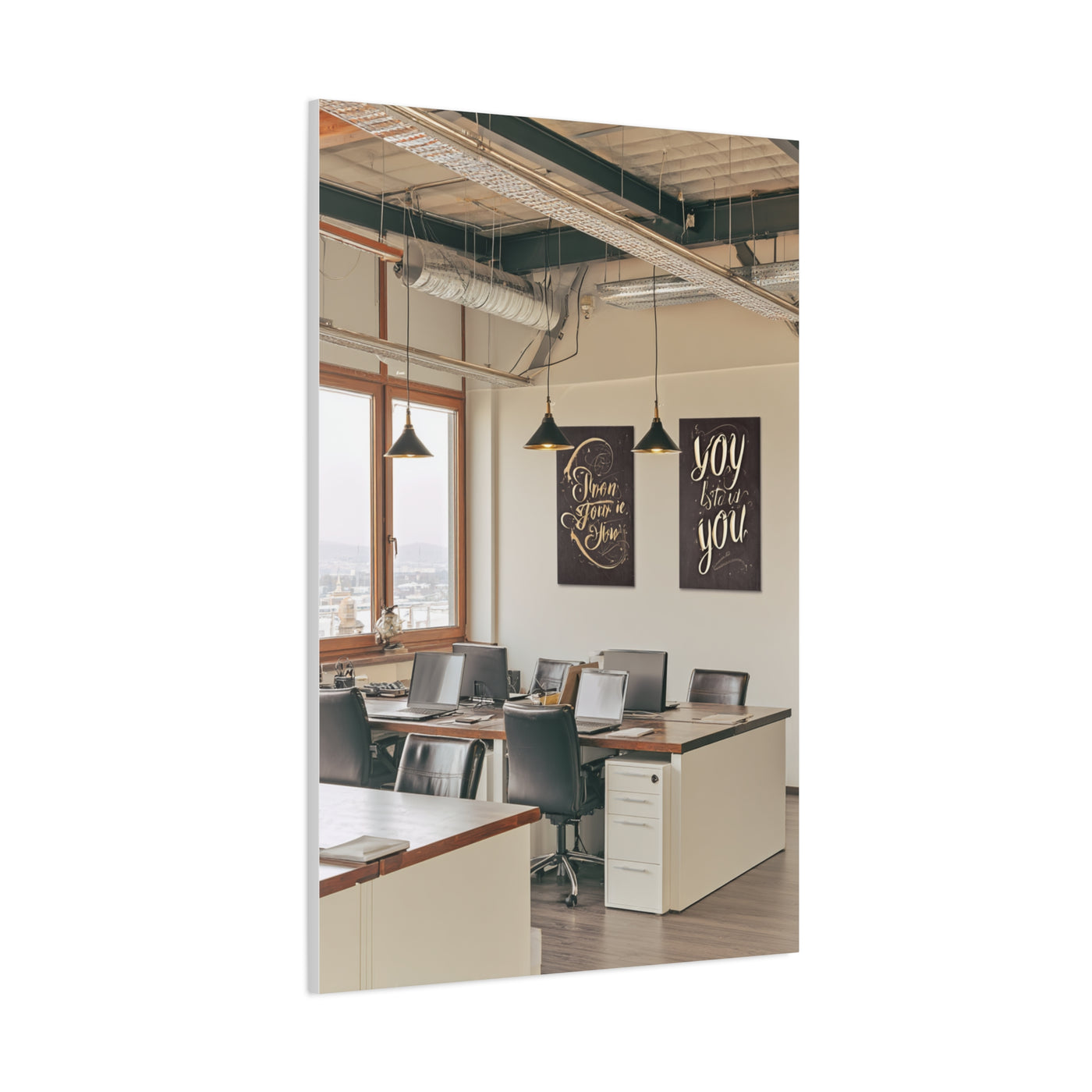 Modern Typography Motivational Wall Art & Canvas Print