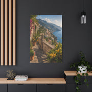 Amalfi Coast Terrace View Wall Art & Canvas Print