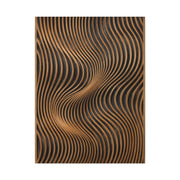 Minimal Slatted Wave Flow Panel Wall Art & Canvas Print