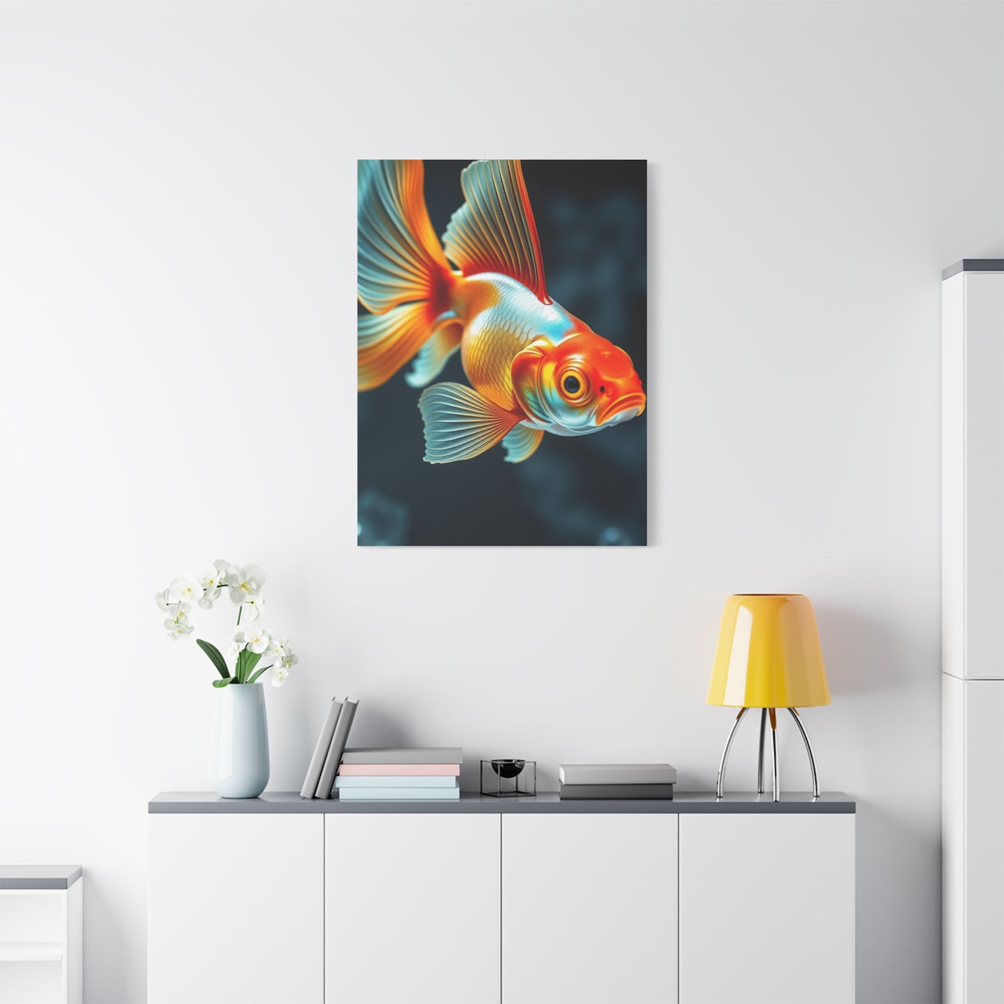 Masterpiece Goldfish Art Vision Wall Art & Canvas Print