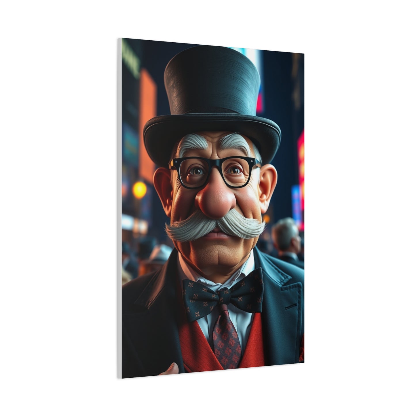 Rich Uncle Pennybags Art Supreme Canvas Wall Art & Canvas Print