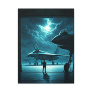 Storm Hangar Jet Silence Wall Art & Canvas Prints
