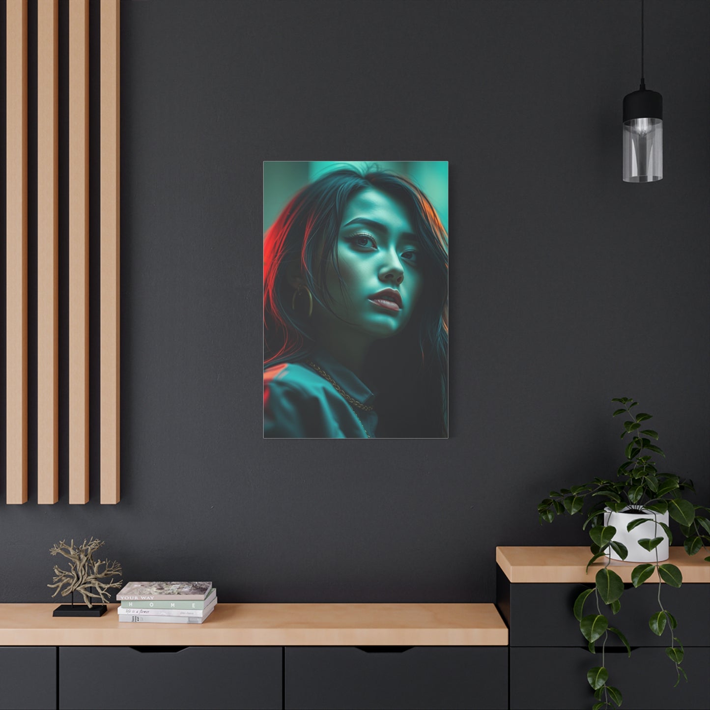 Emerald Serenity Artwork Wall Art & Canvas Print