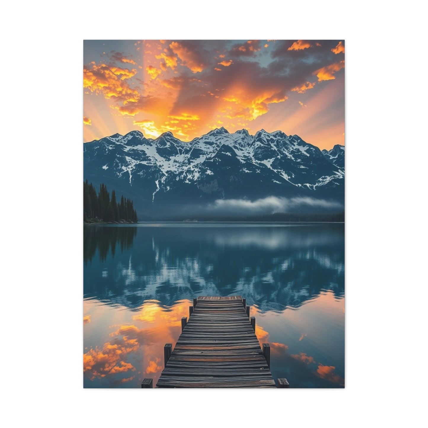 Supreme Lakes Art Beautiful Collection Wall Art & Canvas Print