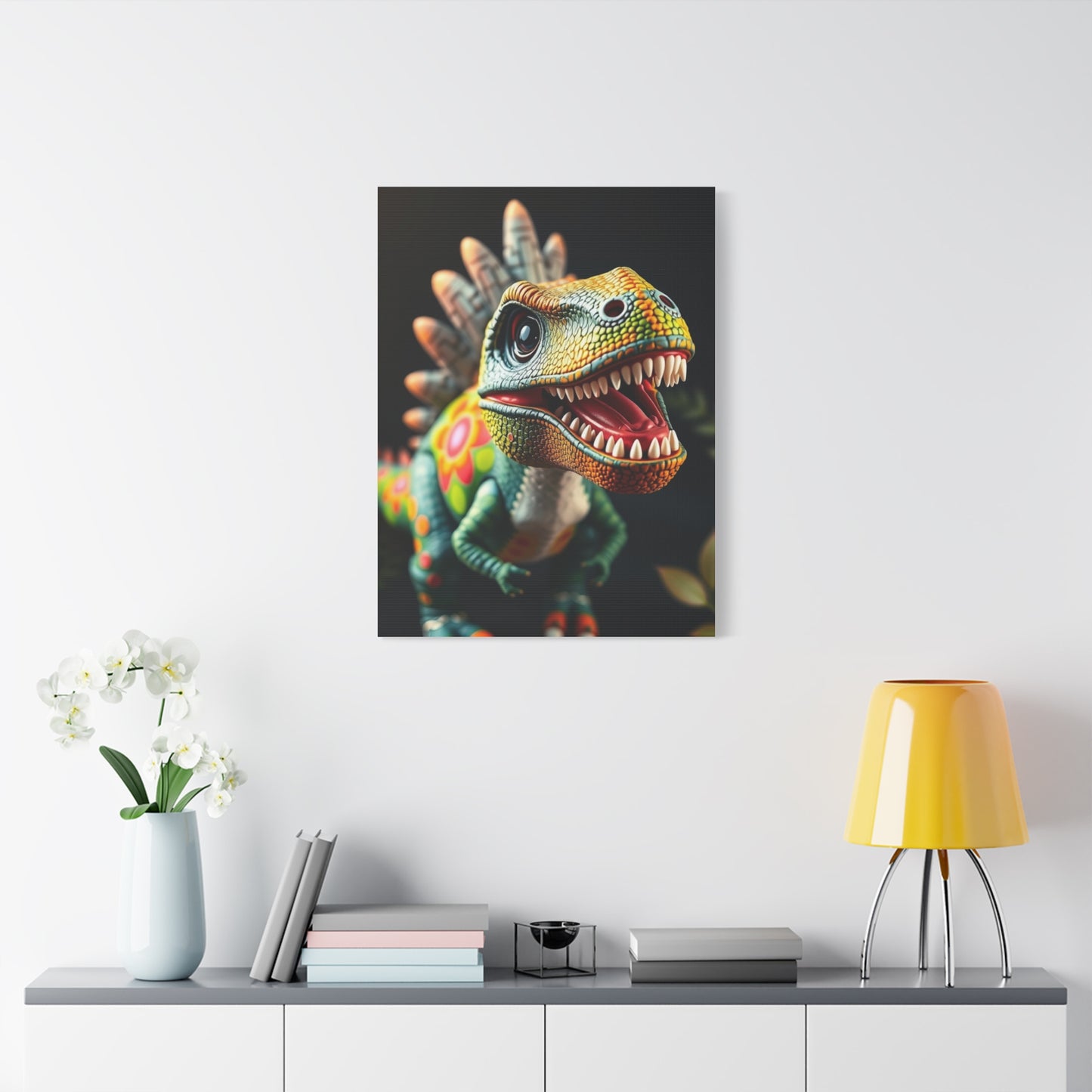 Kid’s Dinosaur Art Refined Canvas Wall Art & Canvas Print