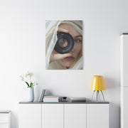 Surreal Lens Portrait Veiled Muse Wall Art & Canvas Print