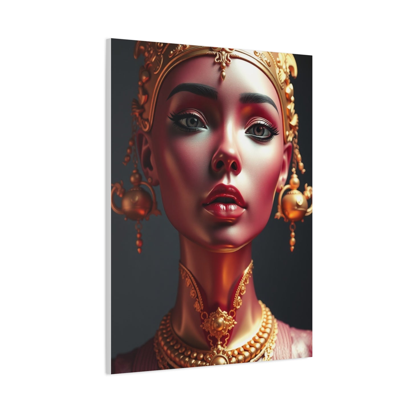 Gold & Pink Art Luxury Canvas Wall Art & Canvas Print