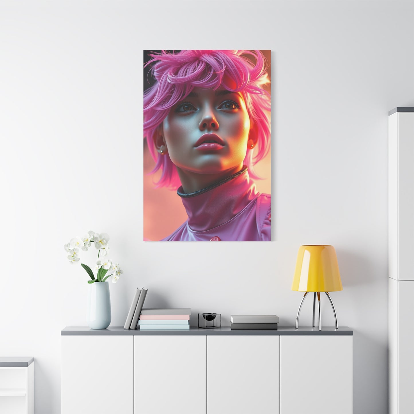 Supreme Art Gold & Pink Art Collection Wall Art & Canvas Print