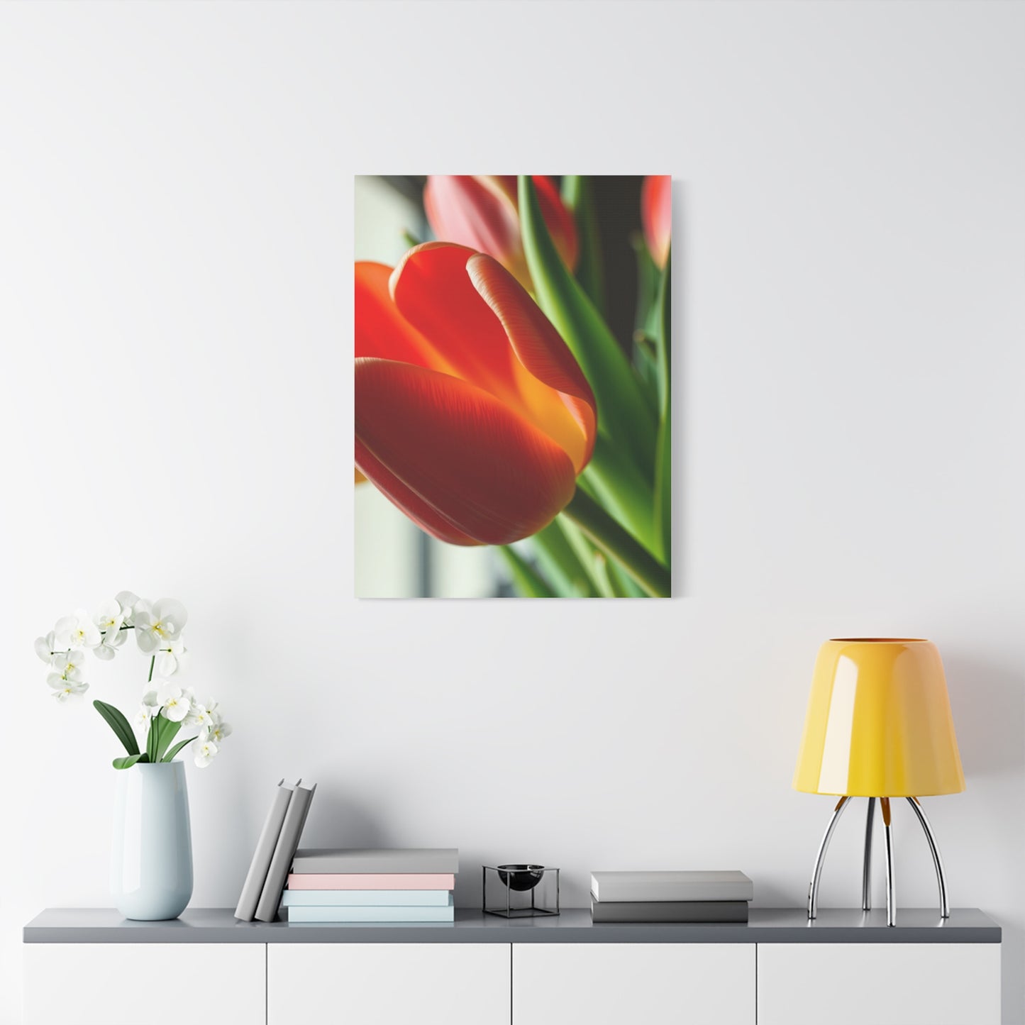 Supreme Tulip Flower Art Beautiful Collection Wall Art & Canvas Print