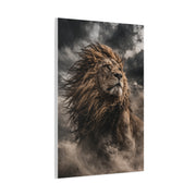 Storm King Lion Dramatic Portrait Wall Art & Canvas Print