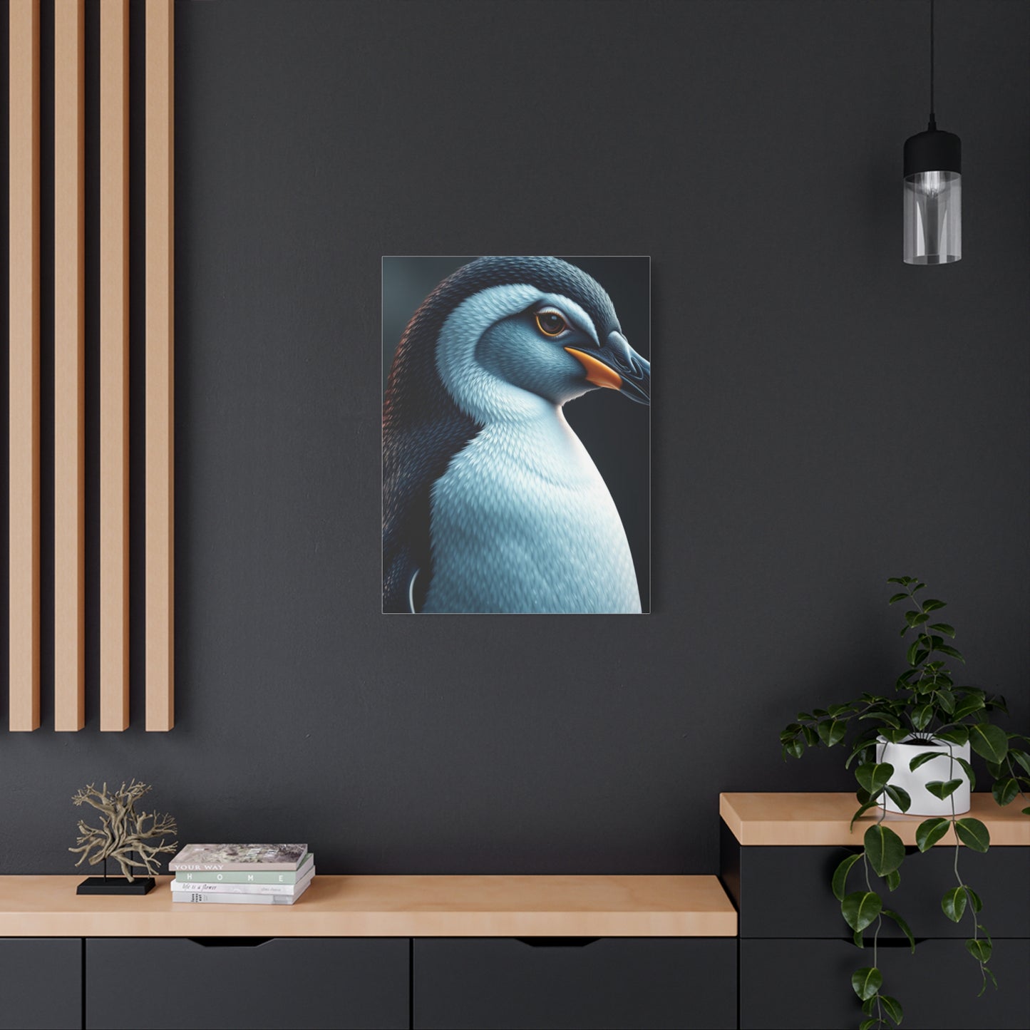 Penguin Art Supreme Canvas Wall Art & Canvas Print
