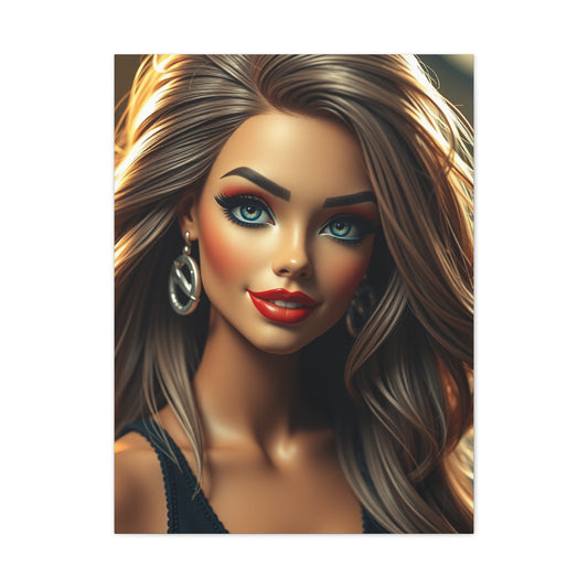 Barbiecore Art Luxury Canvas Wall Art & Canvas Print