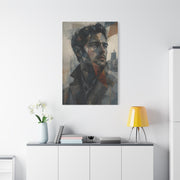 Fragmented Modern Male Portrait Wall Art & Canvas Print