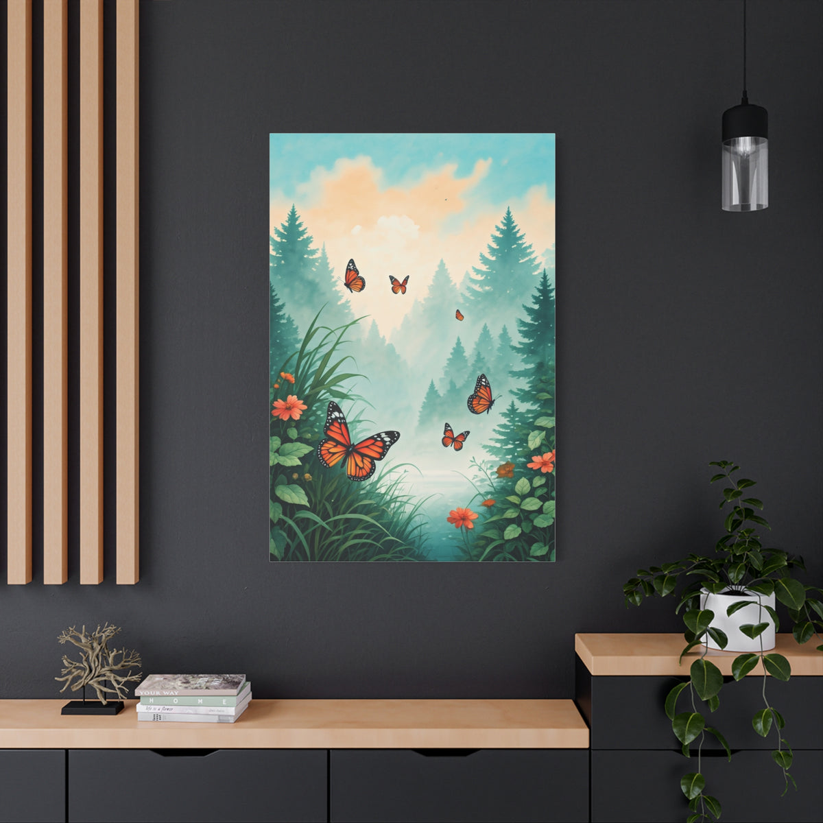 Forest Whisper Butterflies Wall Art & Canvas Prints