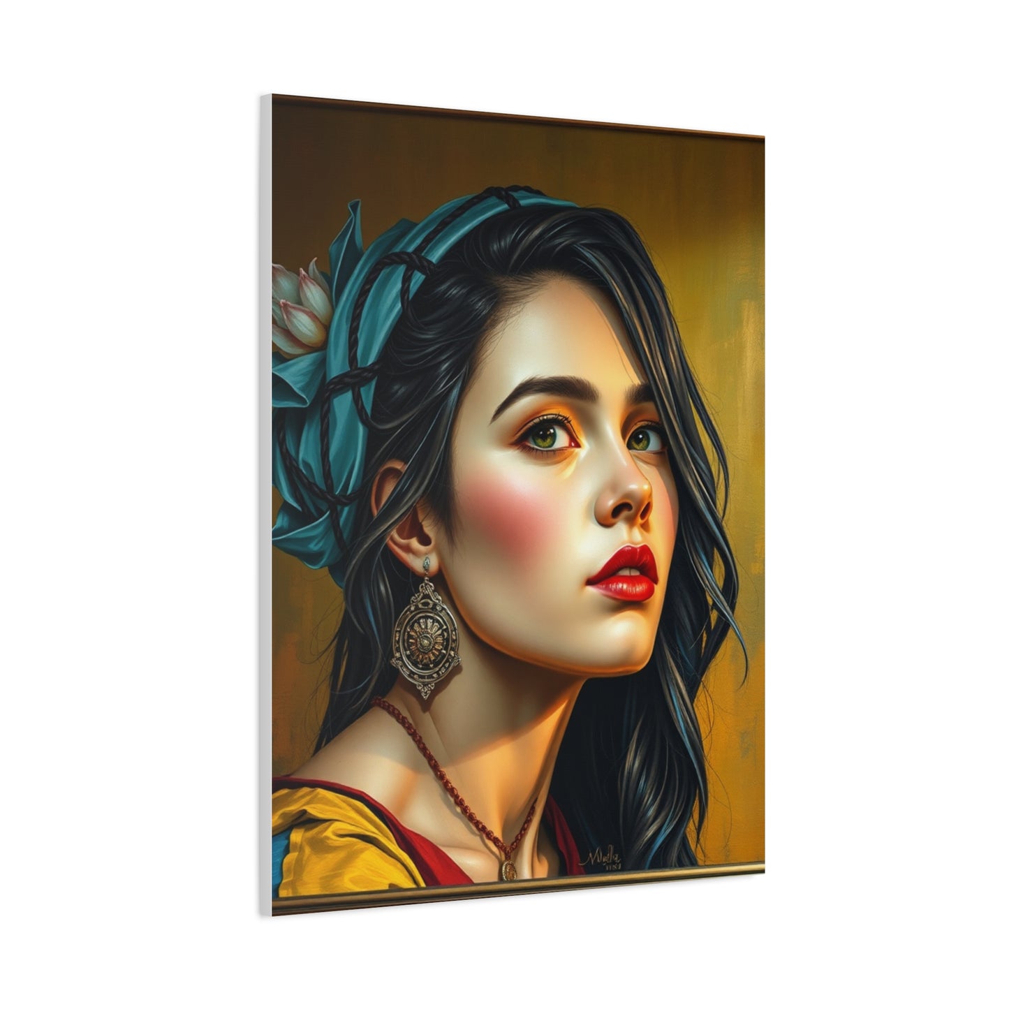 Gilded Brushwork Elegance