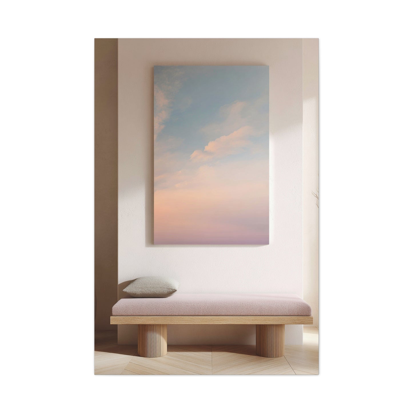 Soft Horizon Spa Waiting Room Wall Art & Canvas Print