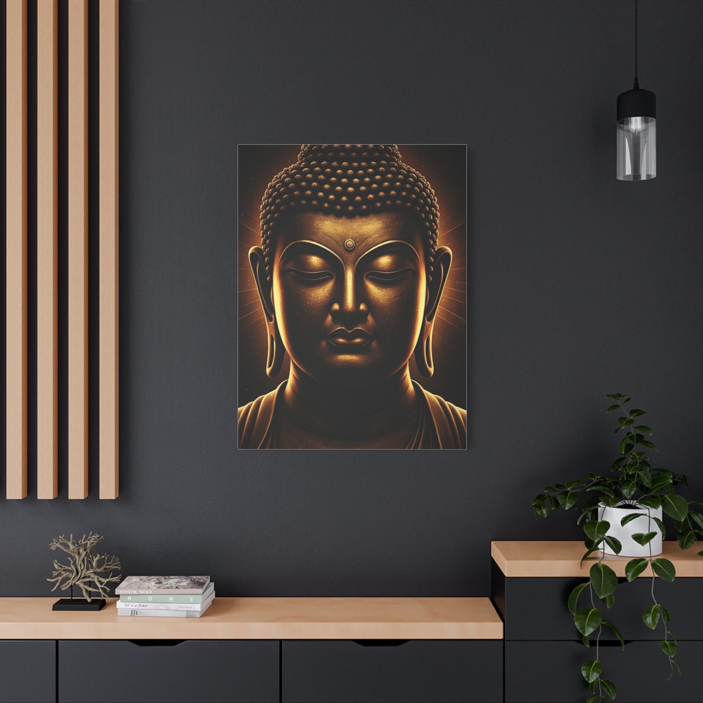 Lotus Harmony Buddha Wall Art & Canvas Prints