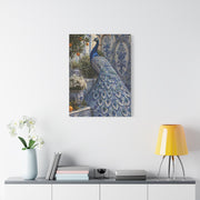 Mediterranean Ceramic Garden Peacock Wall Art & Canvas Print