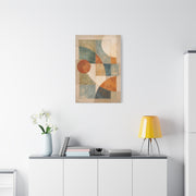 Stitched Geometric Canvas Abstraction Wall Art & Canvas Print