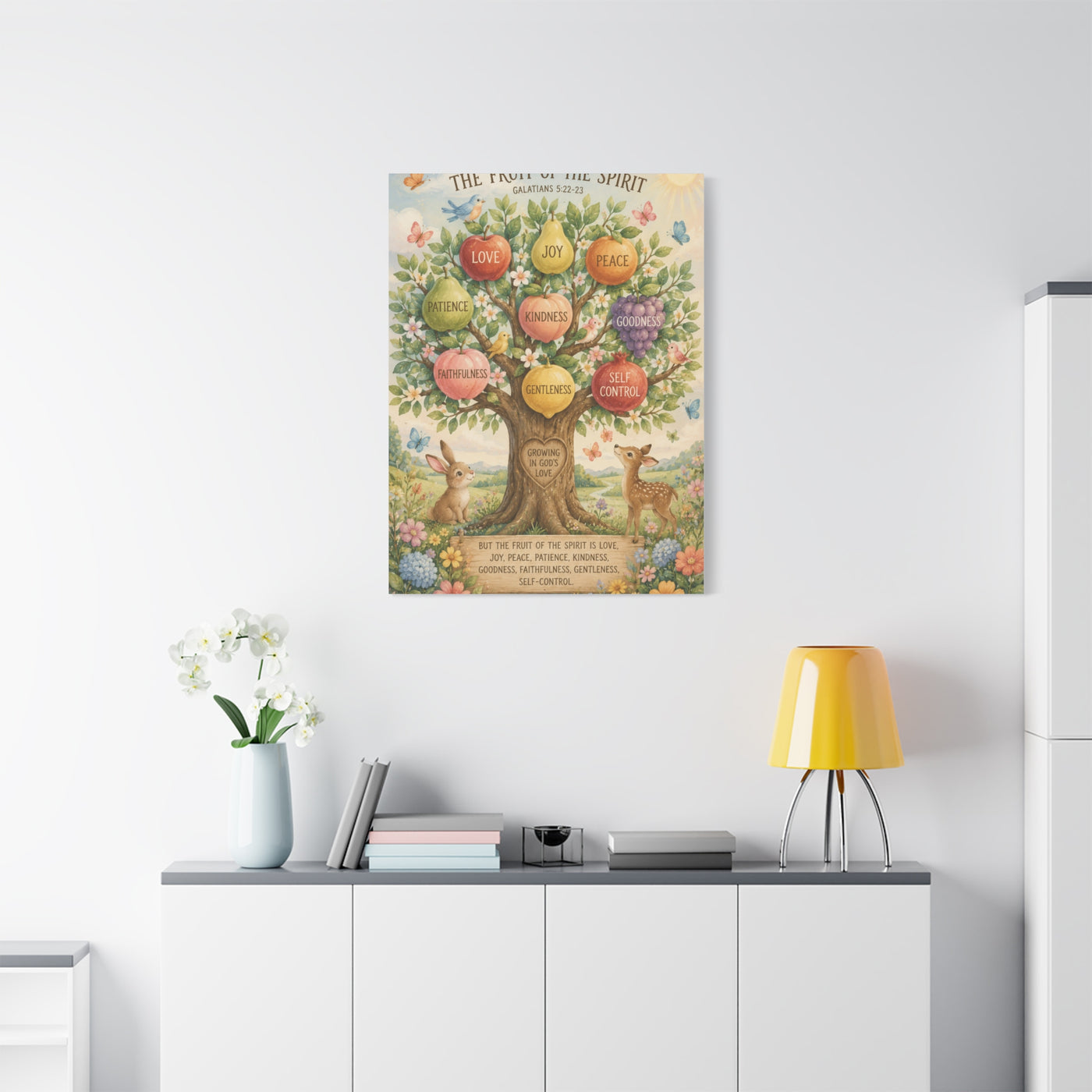 Fruit of the Spirit Children’s Scripture Wall Art & Canvas Print