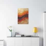 Impasto Terracotta Texture Statement Wall Art & Canvas Print
