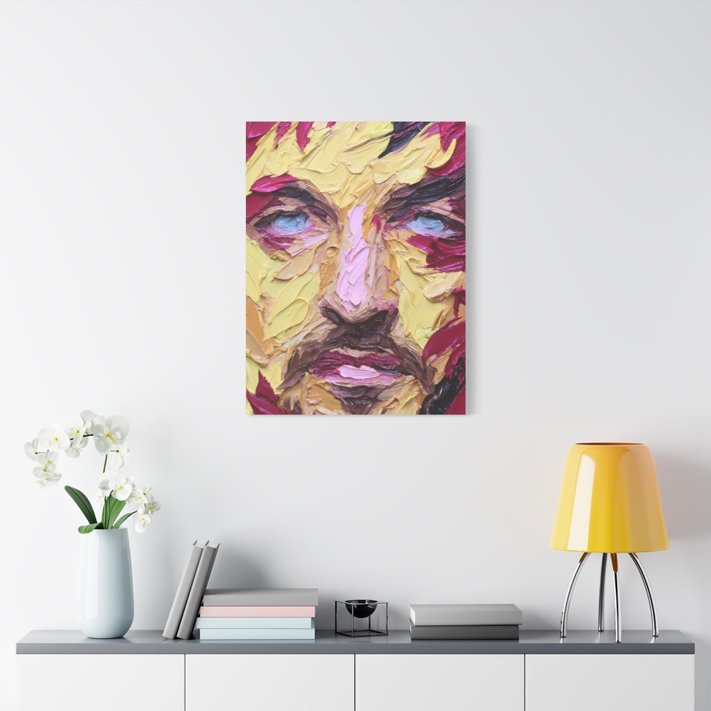 Impasto Expressionist Portrait Wall Art & Canvas Print