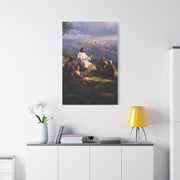Christ Teaching the Disciples Above Jerusalem Wall Art & Canvas Print