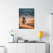 Western Rider Open Plains Wall Art & Canvas Print