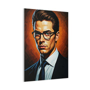 Modern Intellectual Gentleman Portrait Wall Art & Canvas Print