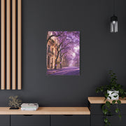 Jacaranda Blossom Boulevard Wall Art & Canvas Print