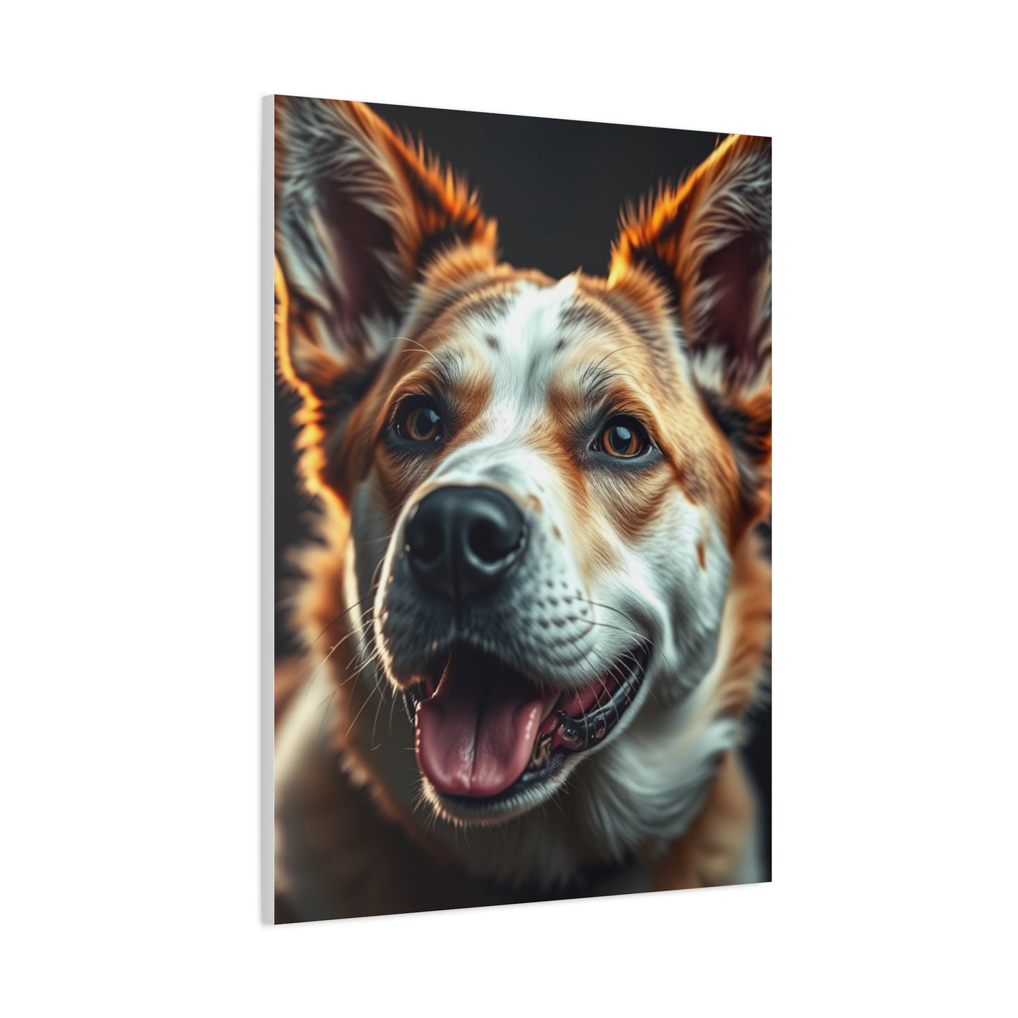 Aristocratic Dog Tableau Wall Art & Canvas Print