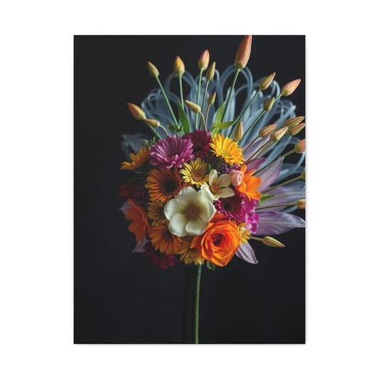 Flower Head Art Premium Canvas 19 Wall Art & Canvas Print