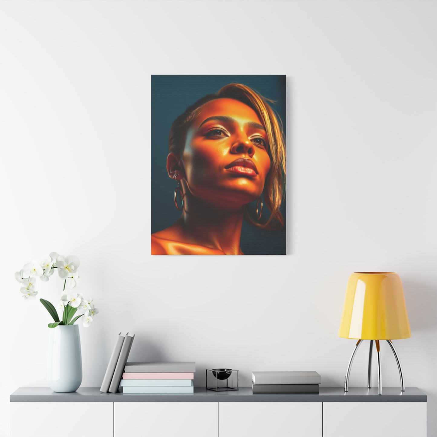 Pop of Orange Art Supreme Gallery Wall Art & Canvas Print