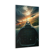 Cockpit Horizon Combat Flight Wall Art & Canvas Prints