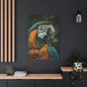Blue and Gold Macaw Portrait Wall Art & Canvas Prints