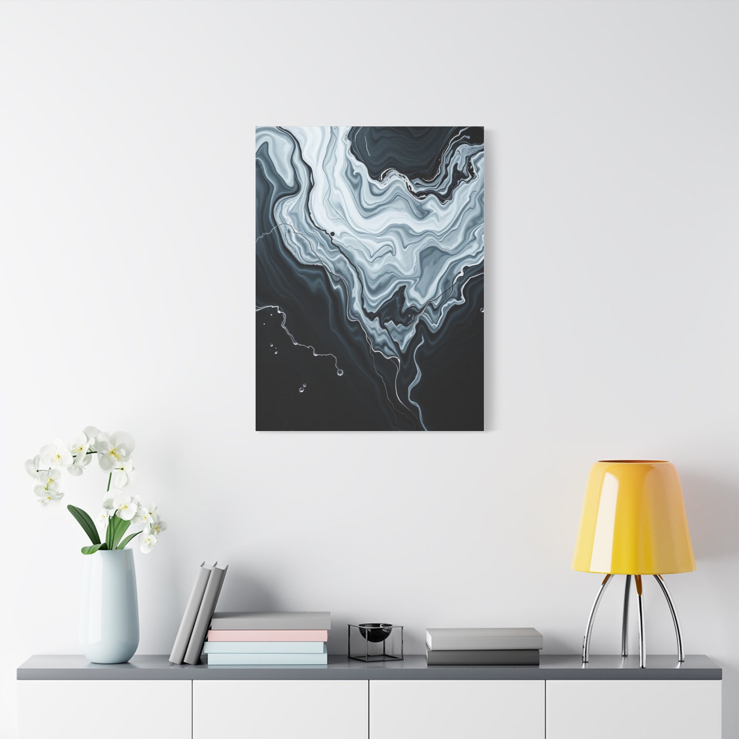 Black and White Abstract Art Supreme Canvas Wall Art & Canvas Print