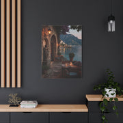 Amalfi Coast Candlelit Terrace Wall Art & Canvas Print
