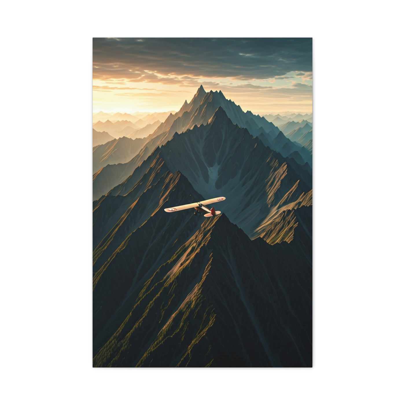 Mountain Ridge Flight Passage Wall Art & Canvas Prints